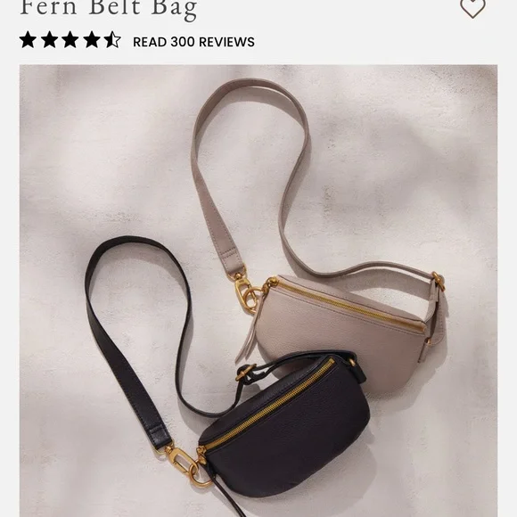 Navy Hobo Fern Leather Belt Bag - Picture 6 of 15